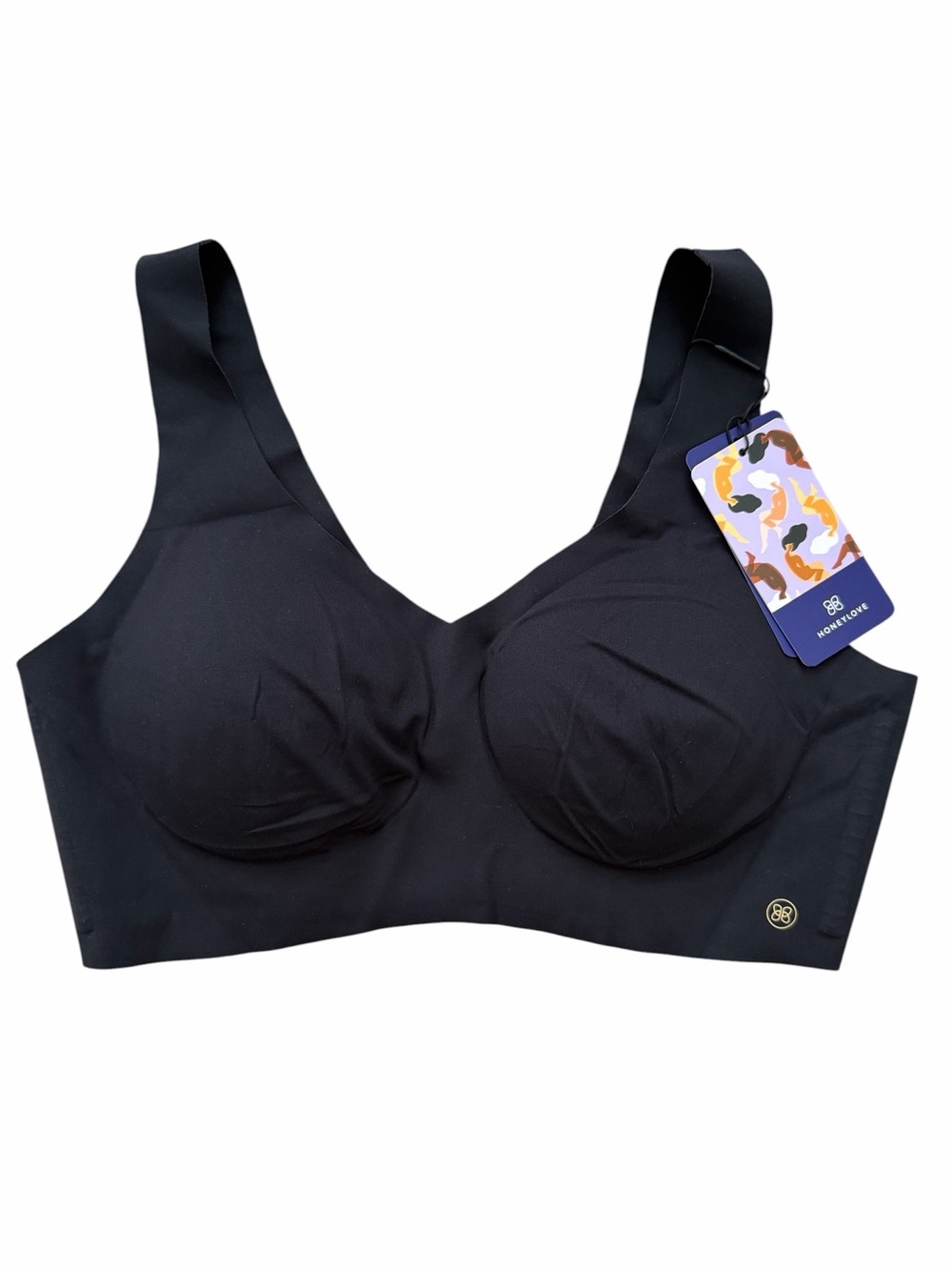 NWT Honeylove V-Neck Bra Size Large